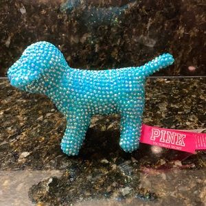 SOLD Blue bling Victoria’s Secret dog-can remake